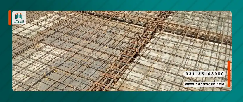 تعریف حداقل میلگرد دال بتنی