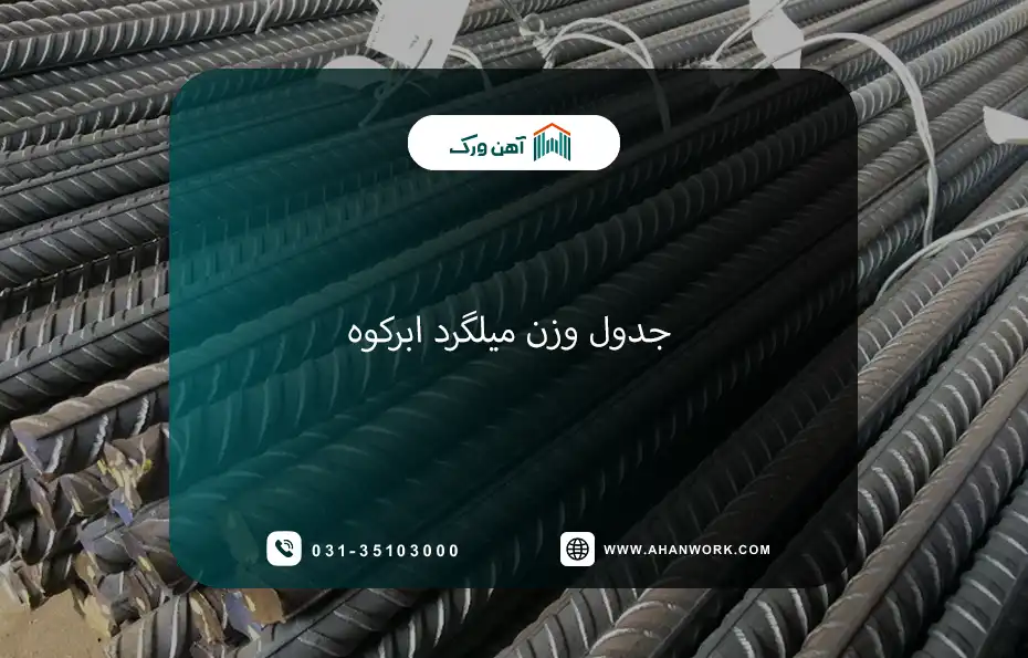 وزن میلگرد ابرکوه