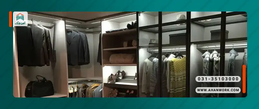 راهنمای کامل ساخت کمد دیواری با پروفیل