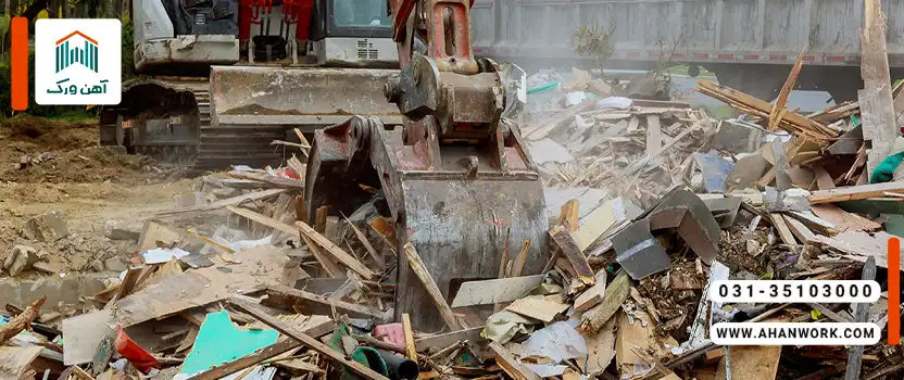 مشکلات ناشی از دفع غیر اصولی نخاله های ساختمانی