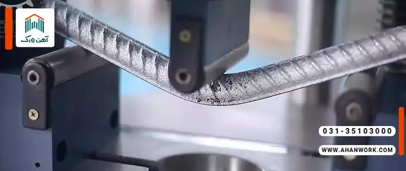 مراحل انجام تست کشش میلگرد