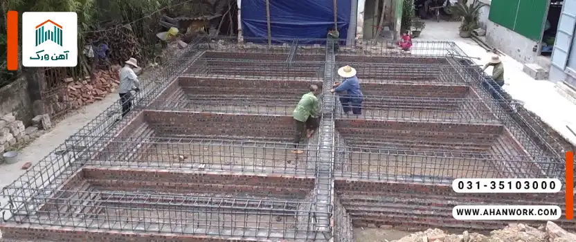 نحوه اجرای آرماتوربندی فونداسیون