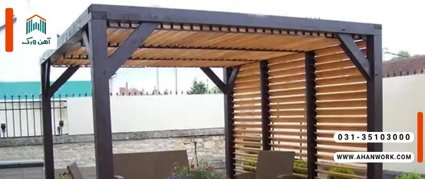 مراحل ساخت آلاچیق