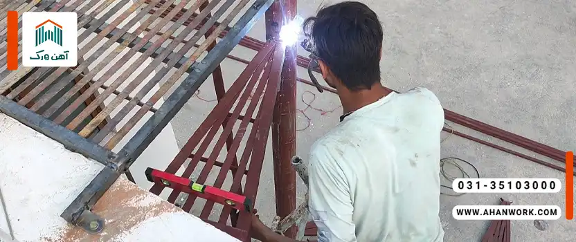 راهنمای کامل ساخت پله فلزی با قوطی