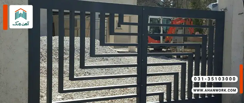 هزینه ساخت درب حیاط با پروفیل