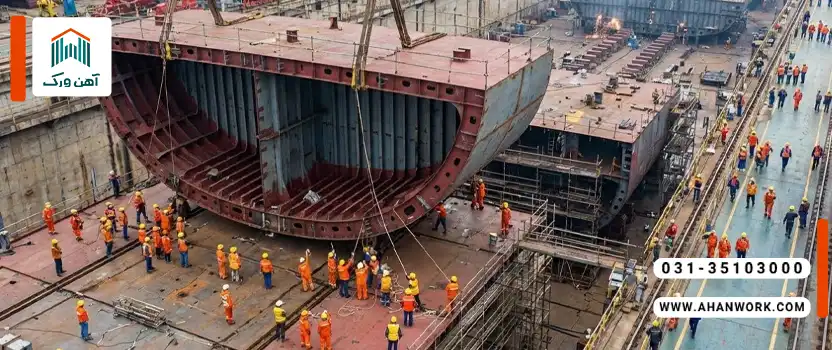 چالش ها و محدودیت های استفاده از تیرآهن در کشتی سازی