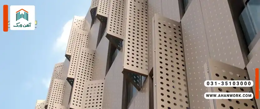 فرآیند نصب لوور آلومینیومی در نمای ساختمان