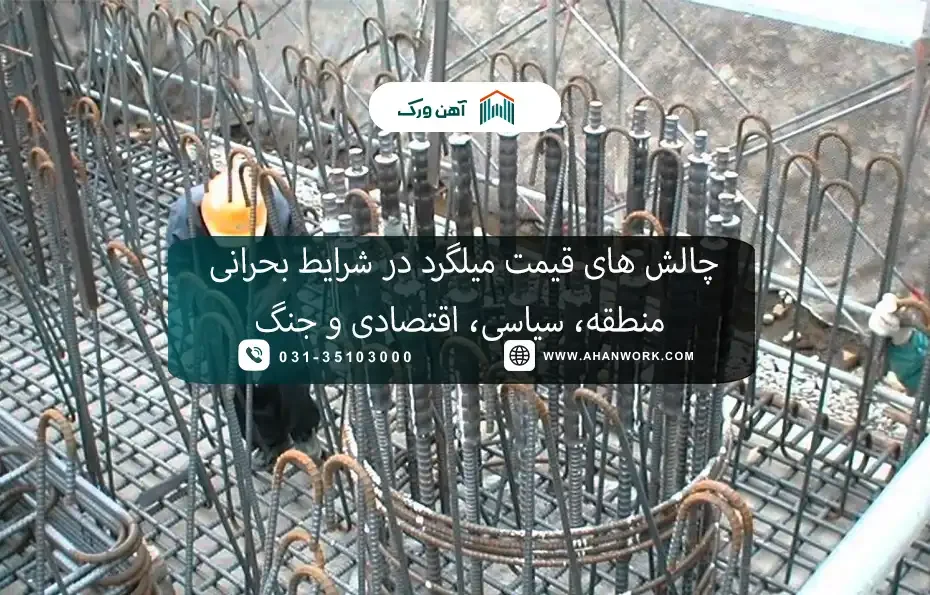 چالش های قیمت میلگرد در شرایط بحرانی